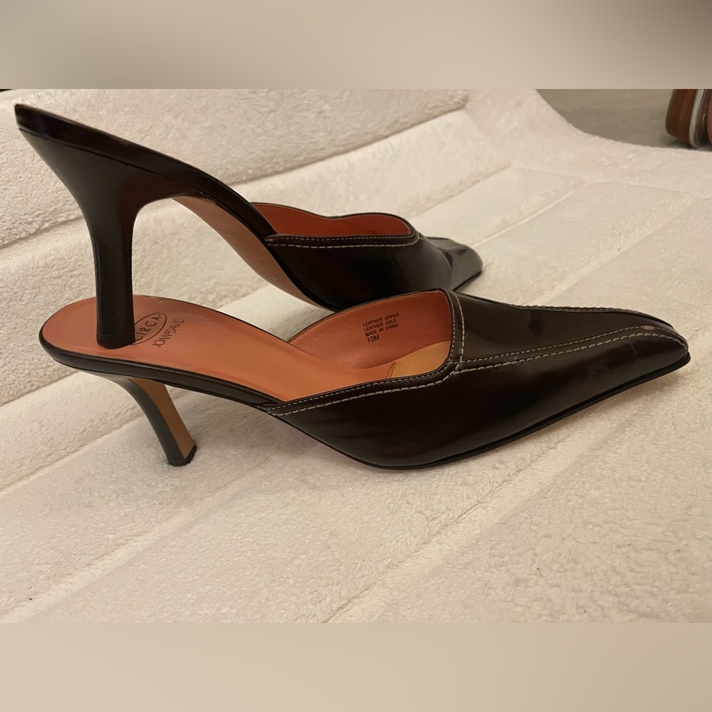 BNIB Circa by Joan & David Montague brown mule sz10